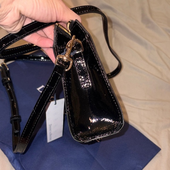 Dooney & Bourke Black Patent Leather Wristlet